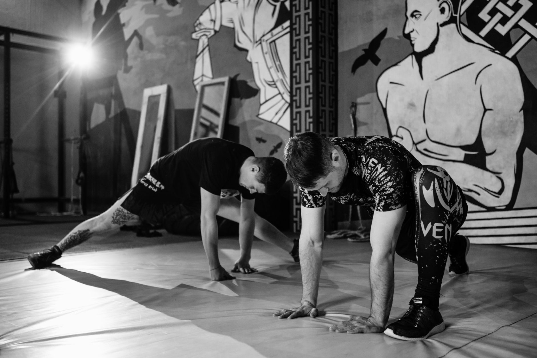 Floor conditioning drill